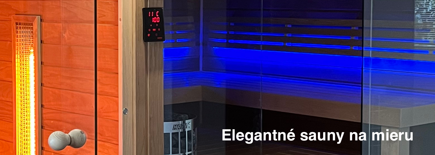 Elegance sauna ONLY EXCLUSIVE slide